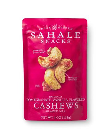 bag of Sahale Pomegranate Vanilla Cashews