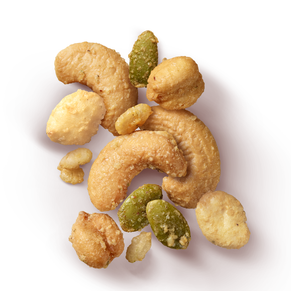 product carousel image White Cheddar Black Pepper Bean and Nut Snack Mix 